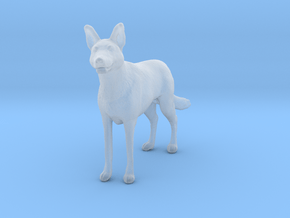 Saarloos Wolfdog 1:32 Standing Male in Clear Ultra Fine Detail Plastic