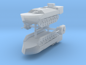 1/285 (6mm) Type 5 To-Ku amphibious tank in Clear Ultra Fine Detail Plastic