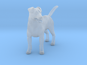 Jack Russell Terrier 1:22 Standing Male in Clear Ultra Fine Detail Plastic