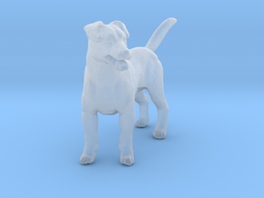 Jack Russell Terrier 1:45 Standing Male in Clear Ultra Fine Detail Plastic