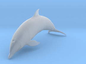 Bottlenose Dolphin 1:16 Breaching 1 in Clear Ultra Fine Detail Plastic