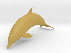 Bottlenose Dolphin 1:20 Breaching 1 in Tan Fine Detail Plastic
