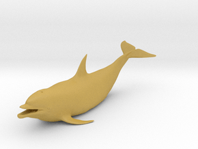Bottlenose Dolphin 1:16 Out of the water 1 in Tan Fine Detail Plastic