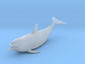 Bottlenose Dolphin 1:48 Out of the water 1 in Clear Ultra Fine Detail Plastic
