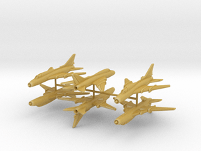 1/285 (6mm) Sukhoi Su-22 (x6) in Tan Fine Detail Plastic