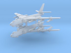 1/700 Xian H-6 Bomber (Tu-16) (x2) in Clear Ultra Fine Detail Plastic
