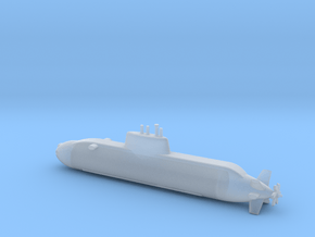 1/700 Dolphin class submarine in Clear Ultra Fine Detail Plastic