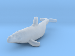 Bottlenose Dolphin 1:160 Out of the water 2 in Clear Ultra Fine Detail Plastic