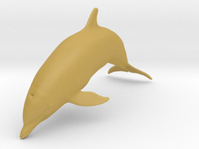 Bottlenose Dolphin 1:35 Breaching 2 in Tan Fine Detail Plastic