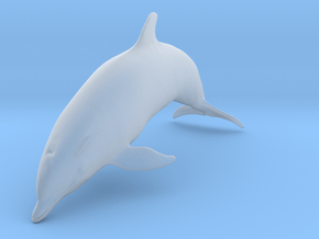 Bottlenose Dolphin 1:35 Breaching 2 in Clear Ultra Fine Detail Plastic