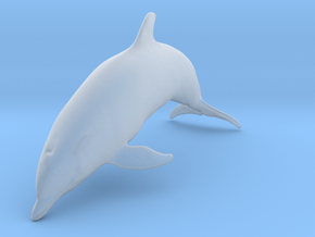 Bottlenose Dolphin 1:64 Breaching 2 in Clear Ultra Fine Detail Plastic