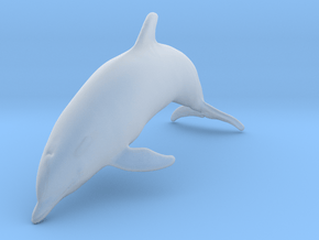 Bottlenose Dolphin 1:76 Breaching 2 in Clear Ultra Fine Detail Plastic