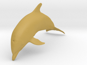Bottlenose Dolphin 1:9 Breaching 3 in Tan Fine Detail Plastic
