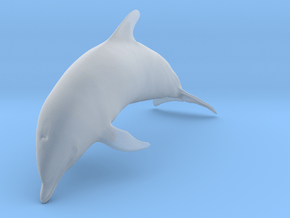 Bottlenose Dolphin 1:9 Breaching 3 in Clear Ultra Fine Detail Plastic