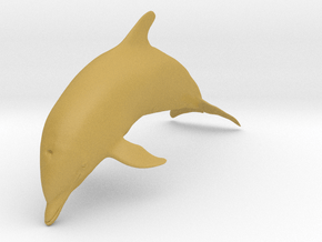 Bottlenose Dolphin 1:12 Breaching 3 in Tan Fine Detail Plastic