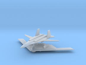1/700 Stealth Bomber Kit (x2) in Clear Ultra Fine Detail Plastic