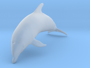 Bottlenose Dolphin 1:35 Breaching 3 in Clear Ultra Fine Detail Plastic