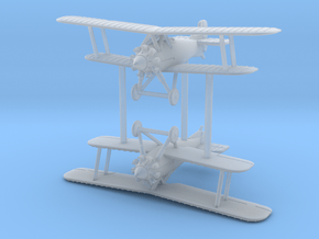 1/285 (6mm) Gloster Gambet (Nakajima A1N) x2 in Clear Ultra Fine Detail Plastic