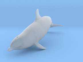 Bottlenose Dolphin 1:25 Swimming 1 in Clear Ultra Fine Detail Plastic