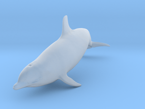 Bottlenose Dolphin 1:35 Swimming 1 in Clear Ultra Fine Detail Plastic