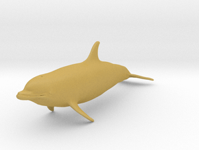 Bottlenose Dolphin 1:48 Swimming 2 in Tan Fine Detail Plastic