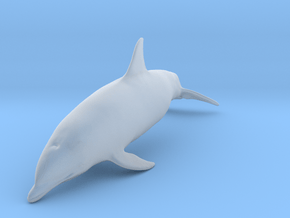 Bottlenose Dolphin 1:32 Swimming 3 in Clear Ultra Fine Detail Plastic