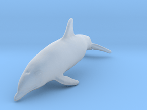 Bottlenose Dolphin 1:76 Swimming 3 in Clear Ultra Fine Detail Plastic