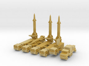 1/350 Pershing 2 Missile Battery in Tan Fine Detail Plastic