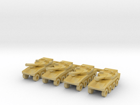 1/285 Maneuver Combat Vehicle (x4) in Tan Fine Detail Plastic