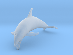 Bottlenose Dolphin 1:76 Mouth open in Clear Ultra Fine Detail Plastic