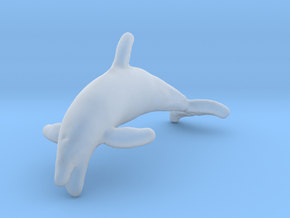Bottlenose Dolphin 1:220 Mouth open in Clear Ultra Fine Detail Plastic