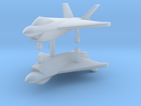 1/285 Boeing X-32 JSF (x2) in Clear Ultra Fine Detail Plastic