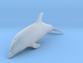 Bottlenose Dolphin 1:22 Calf 1 in Clear Ultra Fine Detail Plastic