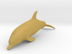 Bottlenose Dolphin 1:25 Calf 1 in Tan Fine Detail Plastic