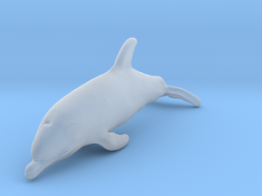 Bottlenose Dolphin 1:64 Calf 1 in Clear Ultra Fine Detail Plastic