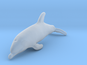 Bottlenose Dolphin 1:72 Calf 1 in Clear Ultra Fine Detail Plastic