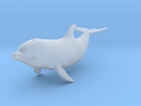 Bottlenose Dolphin 1:20 Calf 2 in Clear Ultra Fine Detail Plastic
