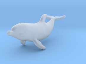 Bottlenose Dolphin 1:45 Calf 2 in Clear Ultra Fine Detail Plastic
