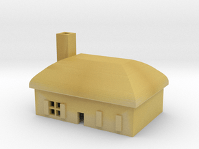 1/600 Village House 4 in Tan Fine Detail Plastic