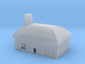 1/600 Village House 4 in Clear Ultra Fine Detail Plastic