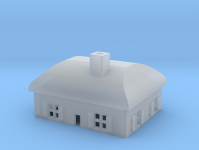 1/600 Village House 2 in Clear Ultra Fine Detail Plastic
