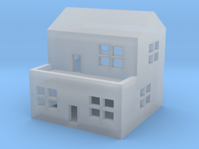 1/600 Town House 2 in Clear Ultra Fine Detail Plastic