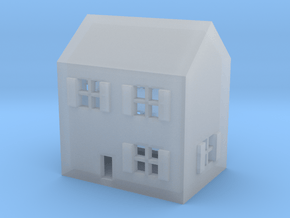 1/600 Town House 1 in Clear Ultra Fine Detail Plastic