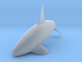 Killer Whale 1:32 Breaching Male in Clear Ultra Fine Detail Plastic
