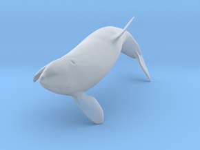 Killer Whale 1:48 Breaching Female in Clear Ultra Fine Detail Plastic