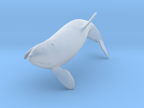 Killer Whale 1:76 Breaching Female in Clear Ultra Fine Detail Plastic