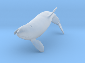 Killer Whale 1:96 Breaching Female in Clear Ultra Fine Detail Plastic