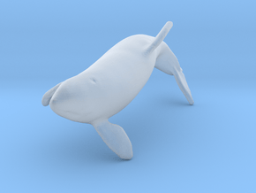 Killer Whale 1:220 Breaching Female in Clear Ultra Fine Detail Plastic