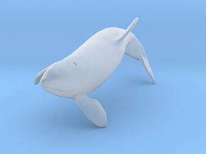 Killer Whale 1:120 Breaching Female in Clear Ultra Fine Detail Plastic