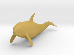 Killer Whale 1:64 Swimming Female 1 in Tan Fine Detail Plastic
